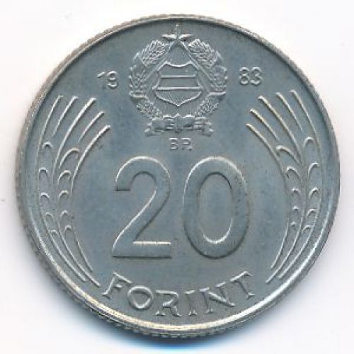 20 форинтов 1983 год Венгрия