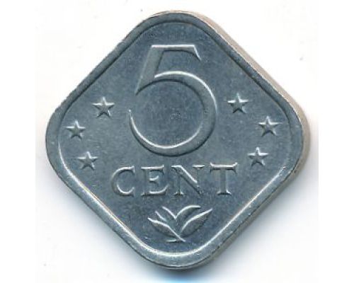 5 центов 1975 год Антильские острова