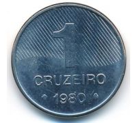 1 крузейро 1980 год Бразилия Сахарный Тростник