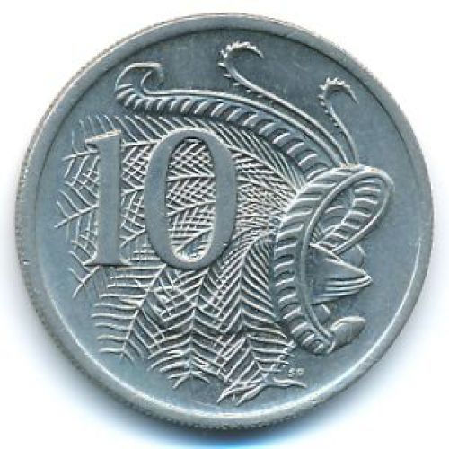 10 центов 1980 год Австралия