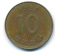 10 вон 1988 год Южная Корея