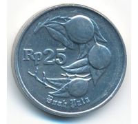 25 рупий 1996 год Индонезия Мускатный орех