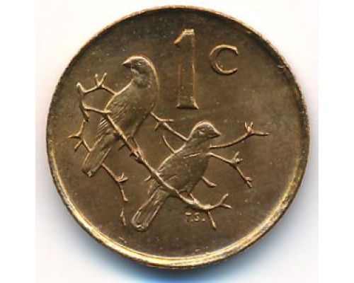 1 цент 1983 год ЮАР