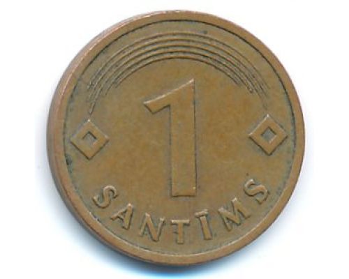1 сантим 1992 год Латвия