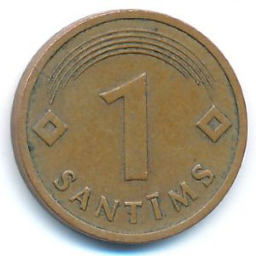 1 сантим 1992 год Латвия