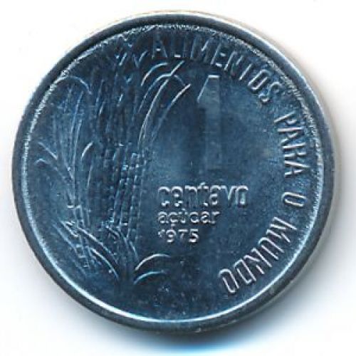 1 сентаво 1975 год Бразилия