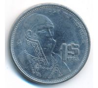 1 песо 1985 год Мексика