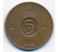 5 эре 1953 год Швеция