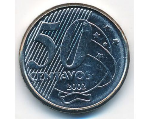 50 сентаво 2002 год Бразилия