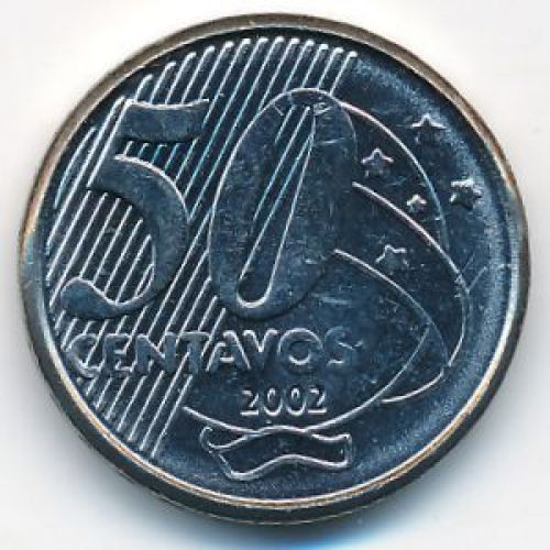50 сентаво 2002 год Бразилия