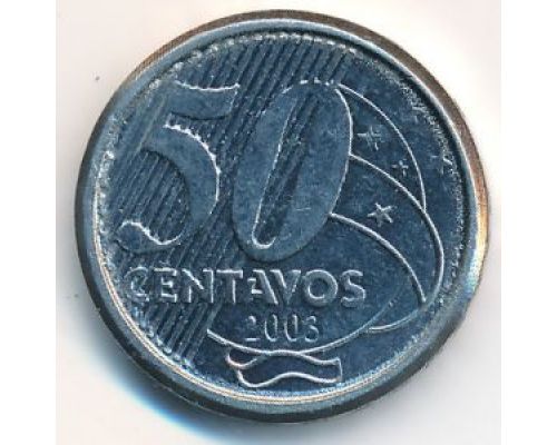 50 сентаво 2003 год Бразилия