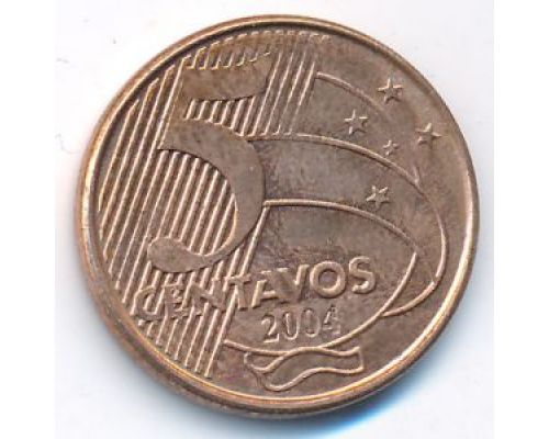 5 сентаво 2004 год Бразилия