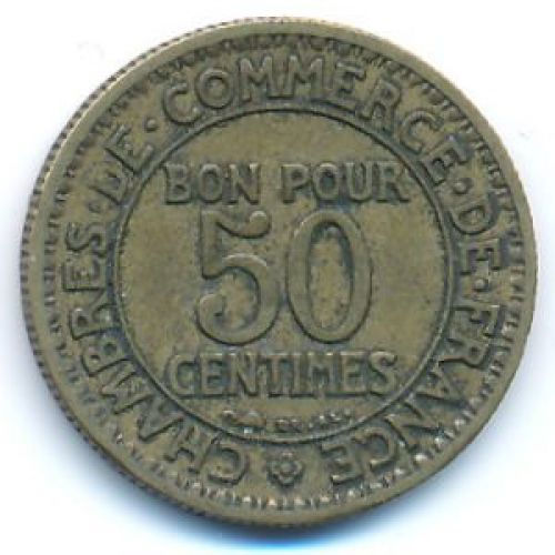 50 сентим 1926 год Франция