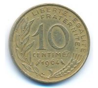 10 сентим 1972 год Франция