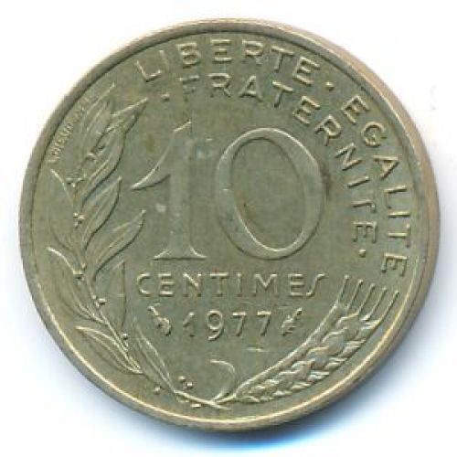 10 сентим 1977 год Франция