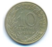 10 сентим 1973 год Франция