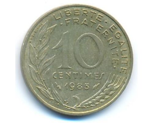 10 сентим 1973 год Франция