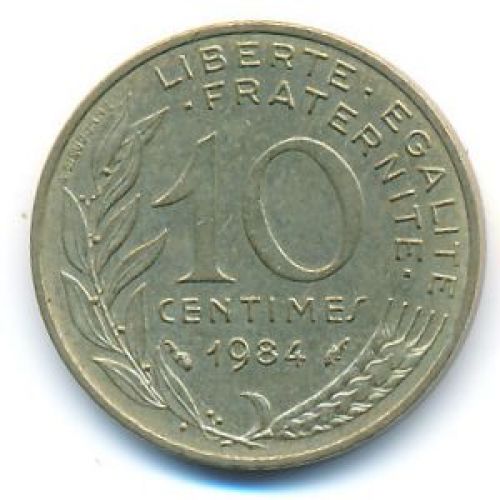 10 сентим 1984 год Франция