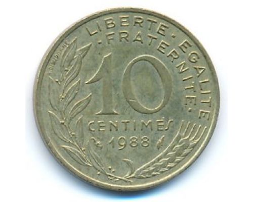 10 сентим 1988 год Франция