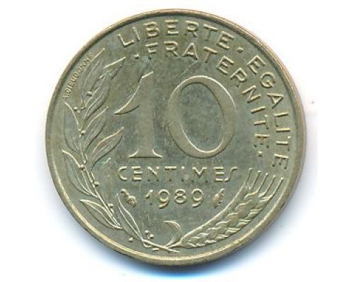 10 сентим 1989 год Франция
