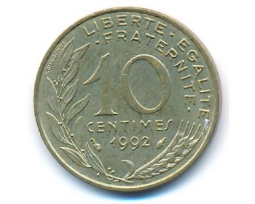 10 сентим 1992 год Франция
