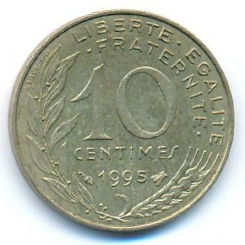 10 сентим 1995 год Франция