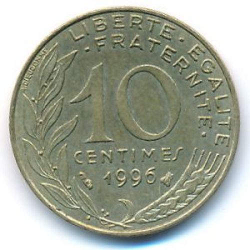 10 сентим 1996 год Франция