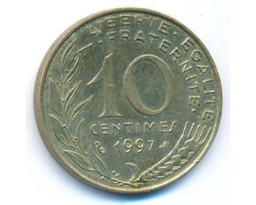 10 сентим 1997 год Франция
