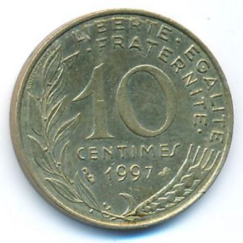 10 сентим 1997 год Франция