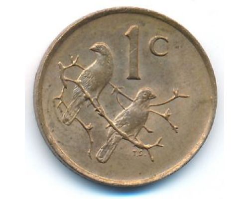 1 цент 1989 год ЮАР