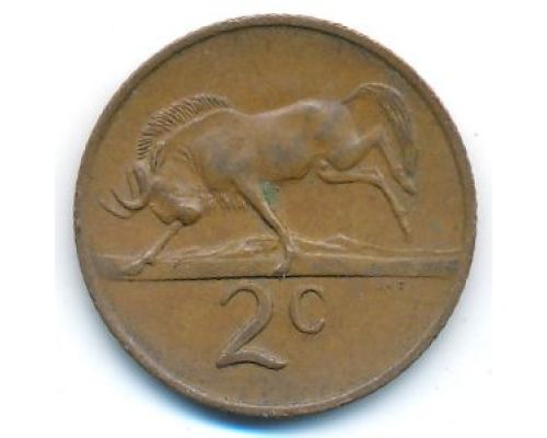 2 цента 1970 год ЮАР