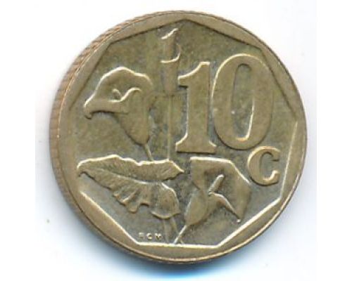 10 центов 2004 год ЮАР