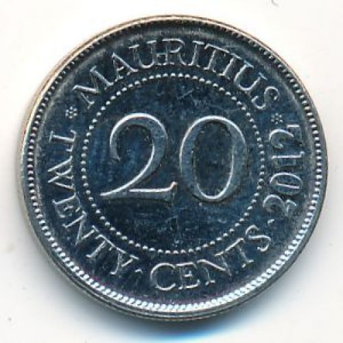 20 центов 2012 год Маврикий Сивусагур Рамгулам