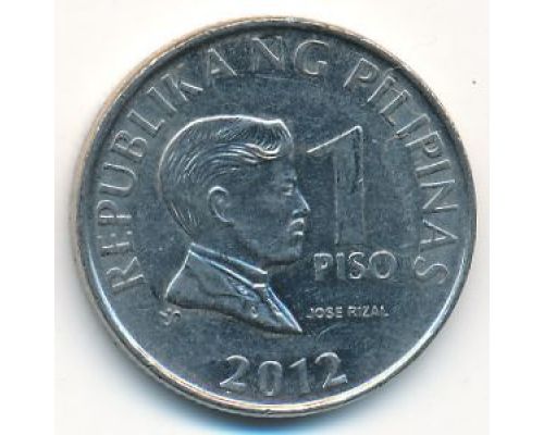 1 песо 2012 год Филиппины