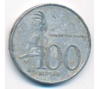 100 рупий 2001 год Индонезия Какаду Состояние F