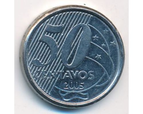 50 сентаво 2005 год Бразилия