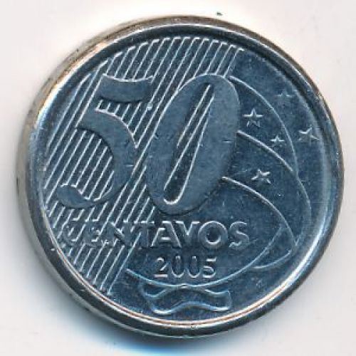 50 сентаво 2005 год Бразилия