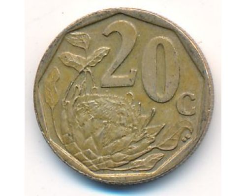 20 центов 2008 год ЮАР