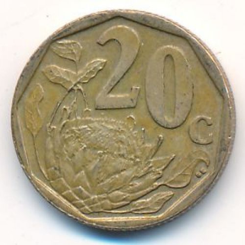 20 центов 2008 год ЮАР