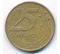 25 сентаво 2002 год Бразилия