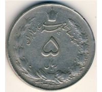 5 риалов 1964 год Иран