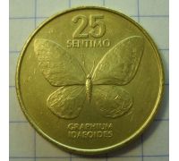 25 сентимо 1988 год Филиппины Бабочка