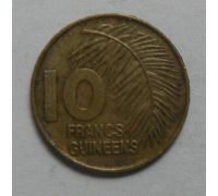 10 франков 1985 год Гвинея