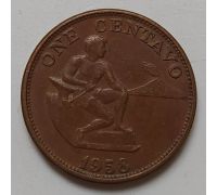 1 сентаво 1958 год Филиппины