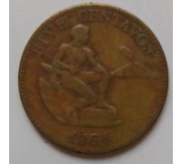 5 сентаво 1964 год Филиппины
