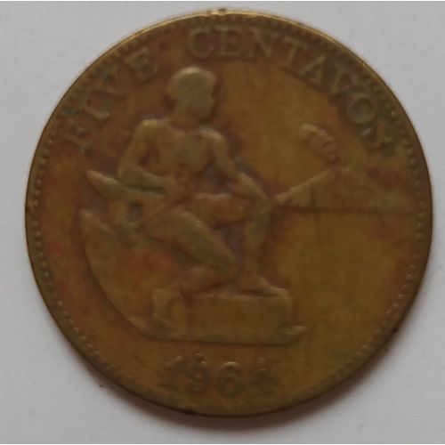 5 сентаво 1964 год Филиппины