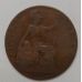 1/2 пенни 1910 год Великобритания Пол пенни, half penny Эдвард VII