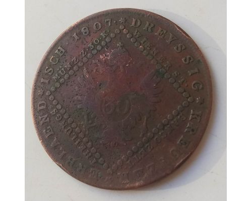 30 крейцеров 1807 год А Австрия состояние F