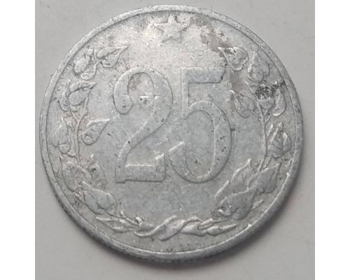 25 гелеров 1953 год Чехословакия Состояние F