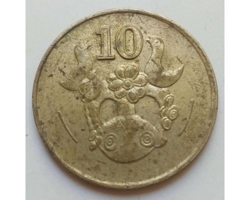 10 центов (1983-2004 г) Кипр Состояние VG-F
